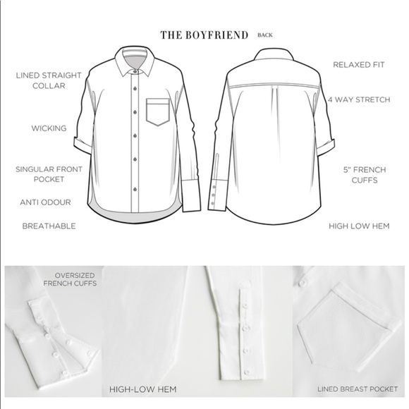 Leze the Label perfectly fitted white long sleeve dress shirt sz 3XL - Picture 2 of 8